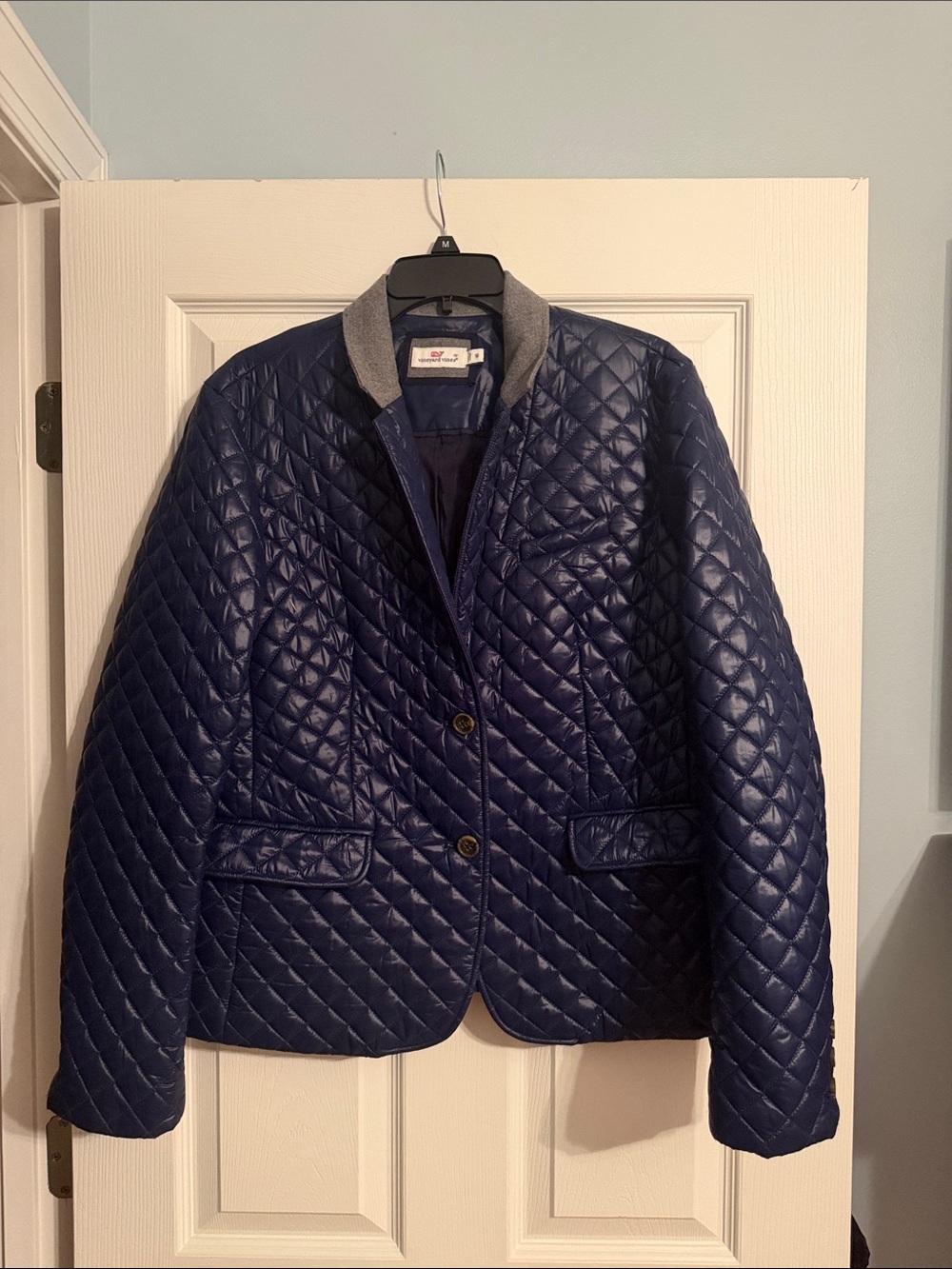 Vineyard Vines Navy Quilted Jacket